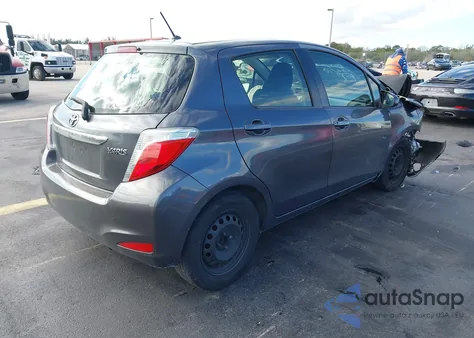 2012 Toyota Yaris L z USA, uszkodzony, nr VIN JTDKTUD31CD536710